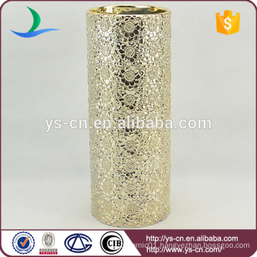 Chinese Gold Ceramic Vase Wholesale